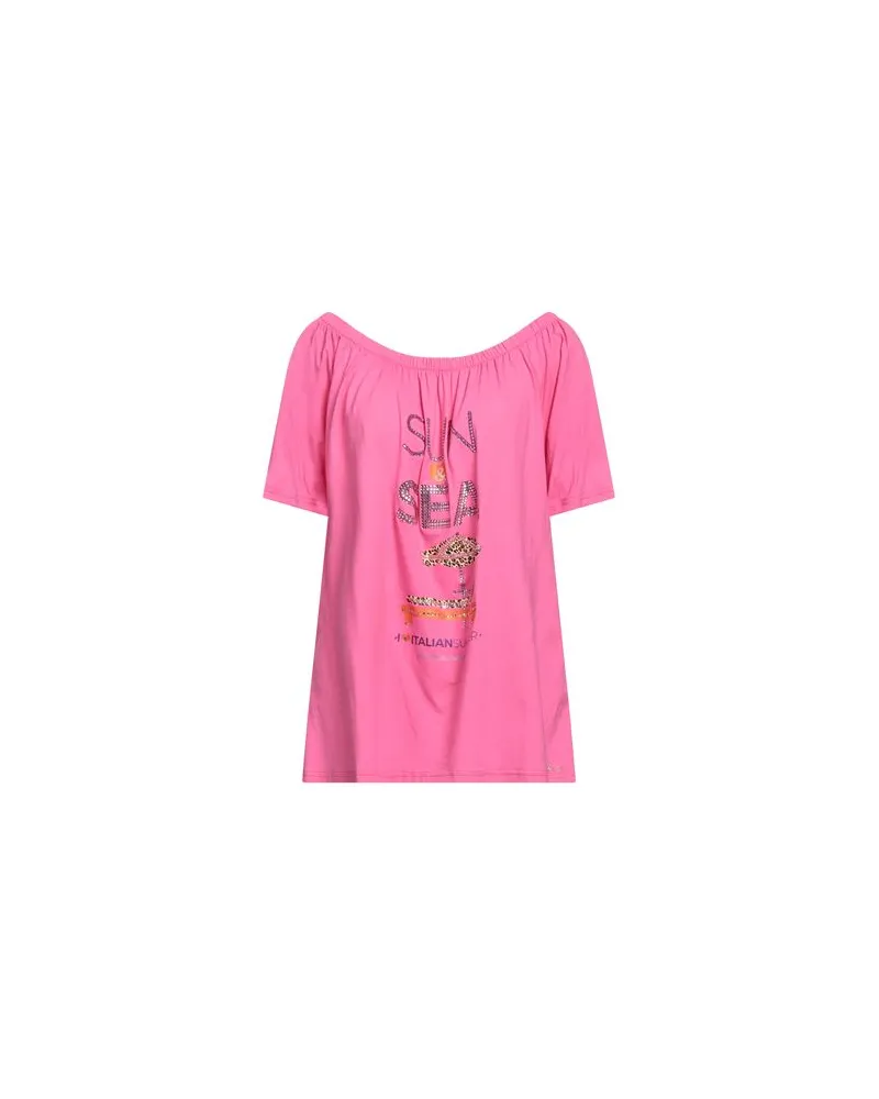 EAN 13 TOPS - T-shirtsauf YOOX.COM Fuchsia