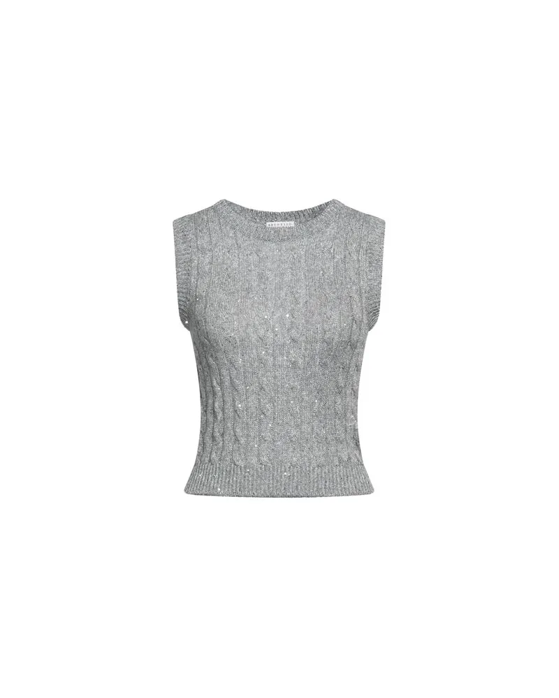 Brunello Cucinelli STRICKWAREN - Pulloverauf YOOX.COM Blau