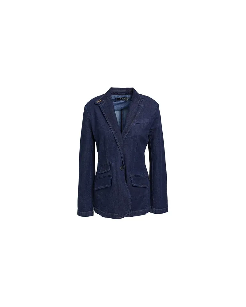 Ralph Lauren DENIM BLAZER  - ANZÜGE und CO-ORDS - Blazersauf YOOX.COM Blau