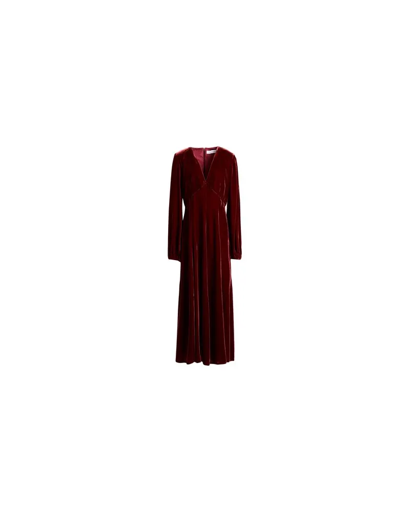 Raquel Diniz KLEIDER - Maxi-Kleiderauf YOOX.COM Ziegelrot