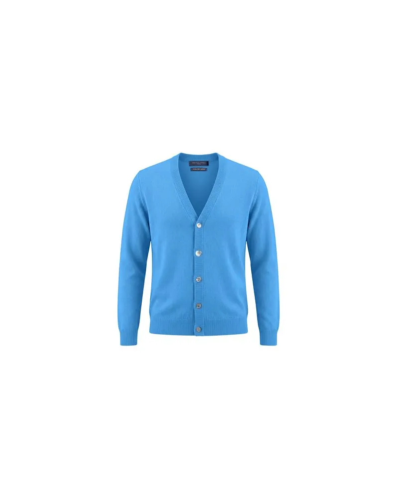 Daniele Fiesoli STRICKWAREN - Strickjackenauf YOOX.COM Azurblau