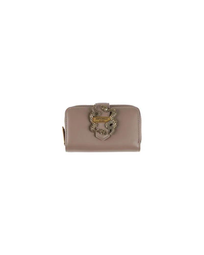 Just Cavalli Kleinlederwaren - Brieftaschenauf YOOX.COM Maulwurfsgrau