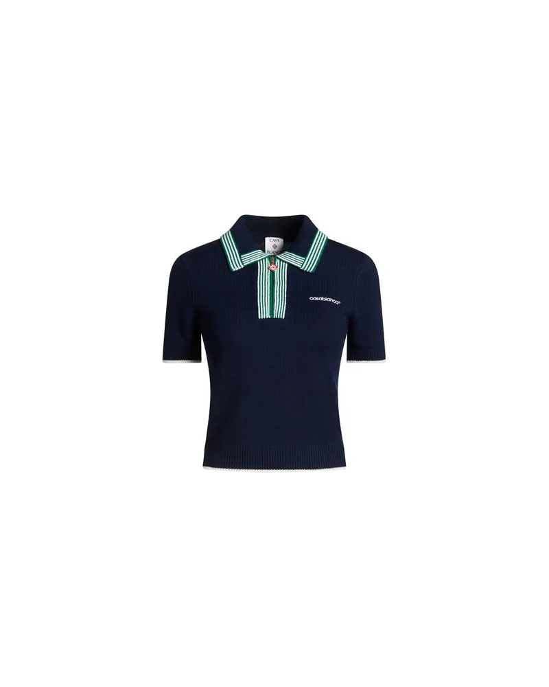 Casablanca Paris TOPS - Poloshirtsauf YOOX.COM Marineblau