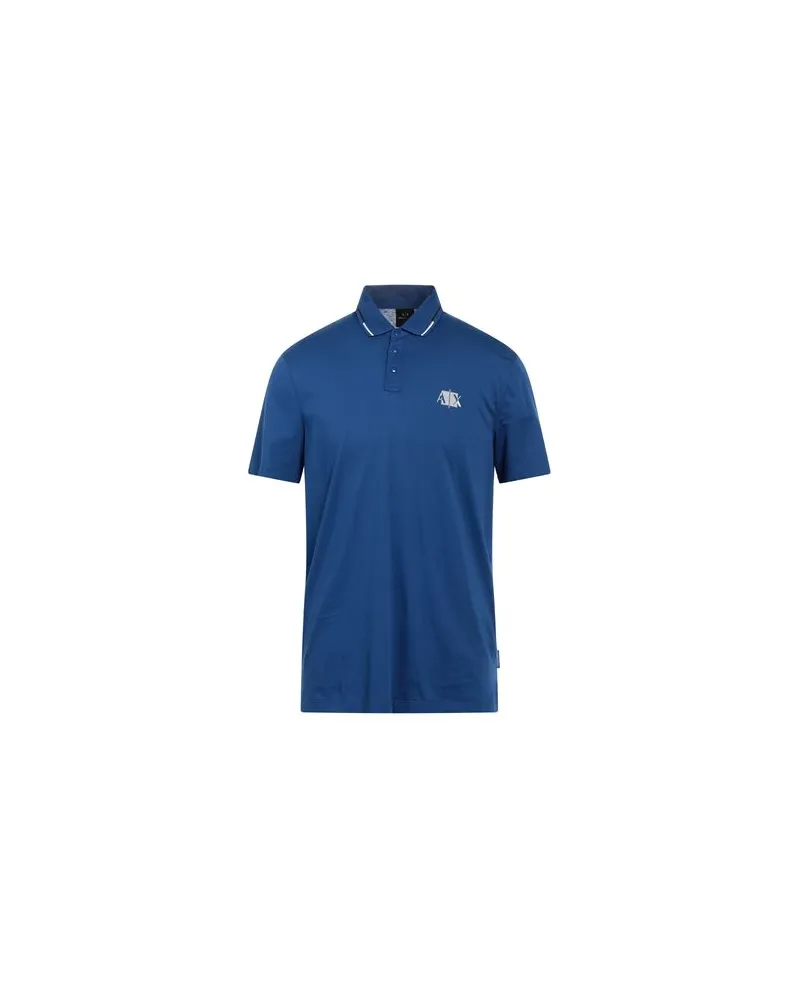 Armani Exchange TOPS - Poloshirtsauf YOOX.COM Blau