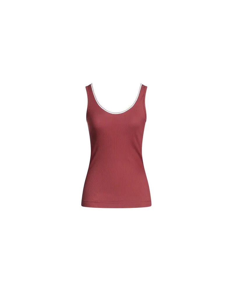 Brunello Cucinelli TOPS - Topsauf YOOX.COM Ziegelrot
