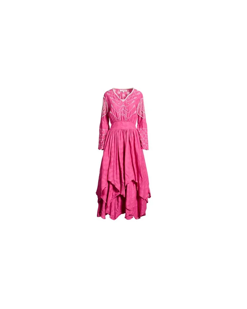 Connor & Blake KLEIDER - Maxi-Kleiderauf YOOX.COM Fuchsia