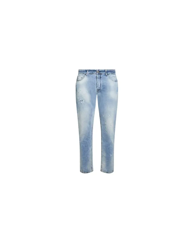 PMDS PREMIUM MOOD DENIM SUPERIOR HOSEN & RÖCKE - Jeanshosenauf YOOX.COM Blau