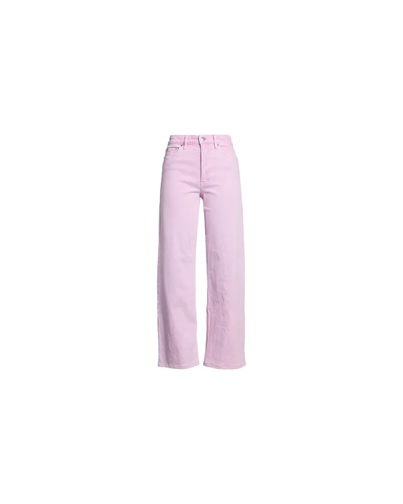 Maje HOSEN & RÖCKE - Jeanshosenauf YOOX.COM Rosa