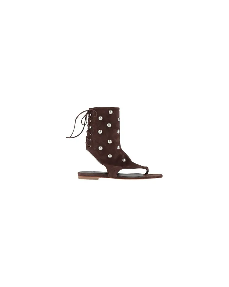 TELA SCHUHE - Zehentrennerauf YOOX.COM Dunkelbraun