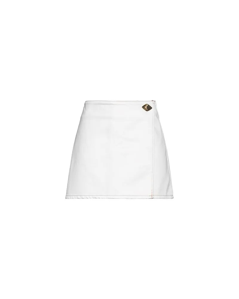 Ganni HOSEN & RÖCKE - Jeansröckeauf YOOX.COM Weiß