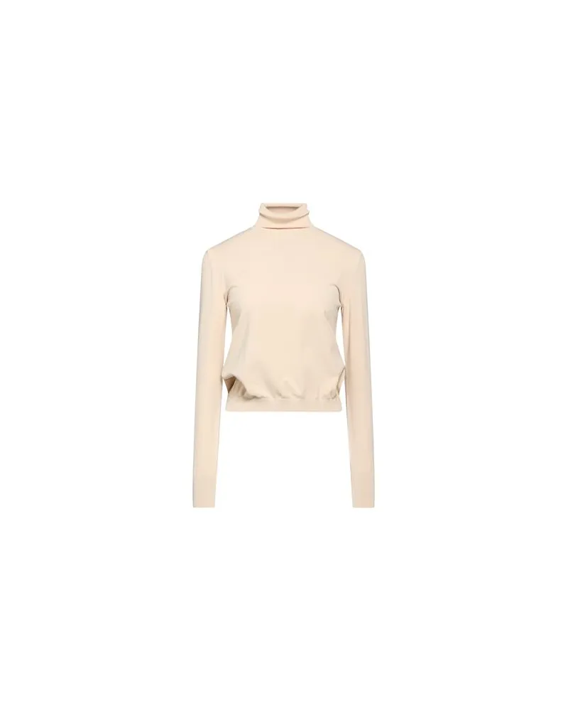 Kaos STRICKWAREN - Rollkragenpulloverauf YOOX.COM Beige