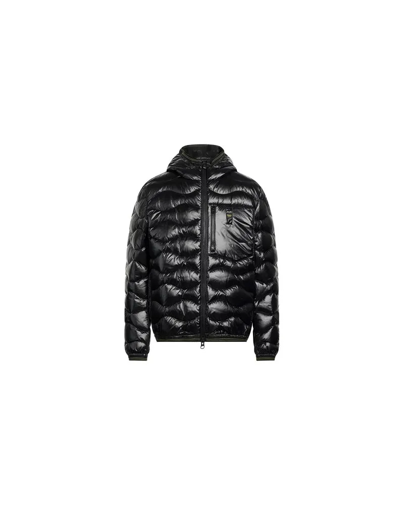 Blauer JACKEN & MÄNTEL - Pufferjacken & Daunenjackenauf YOOX.COM Schwarz