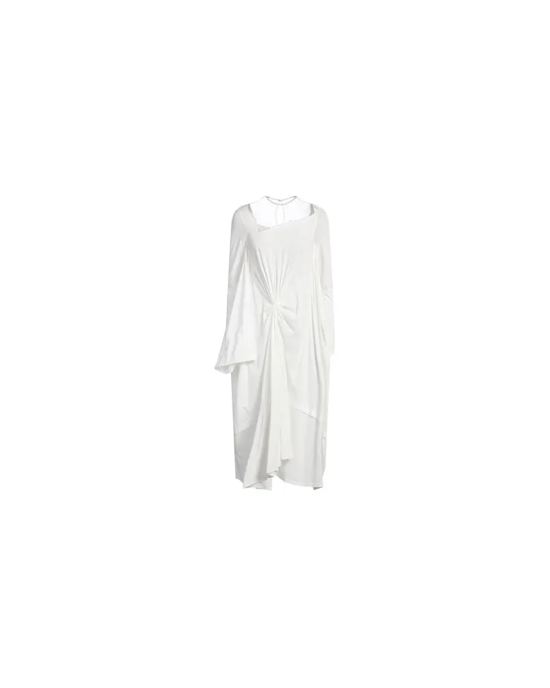 Maison Margiela KLEIDER - Midi-Kleiderauf YOOX.COM Weiß