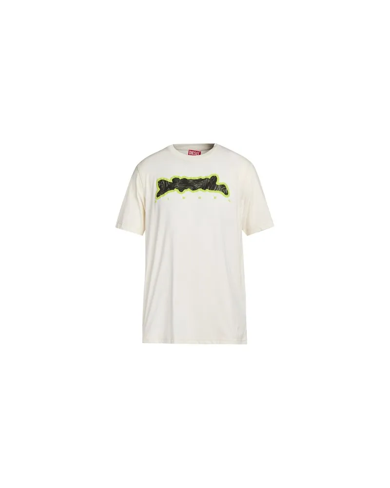 Diesel TOPS - T-shirtsauf YOOX.COM Cremeweiß
