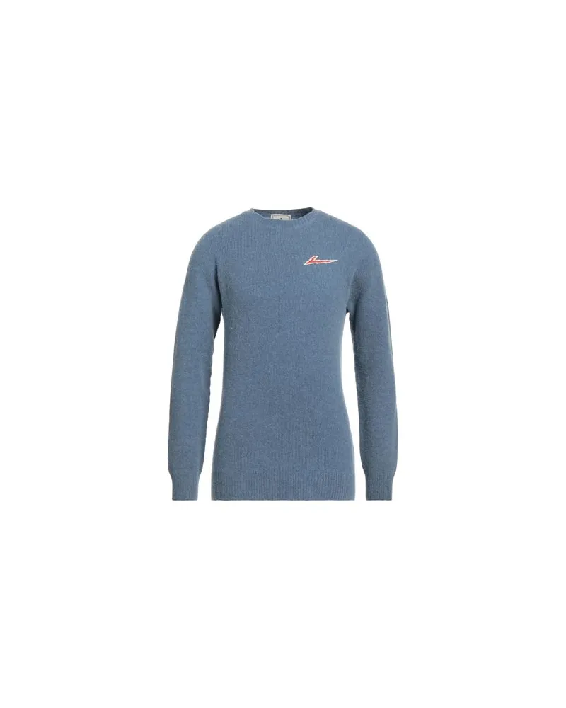 Macchia J STRICKWAREN - Pulloverauf YOOX.COM Taubenblau