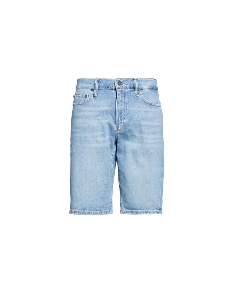 Calvin Klein HOSEN & RÖCKE - Jeansshortsauf YOOX.COM Blau