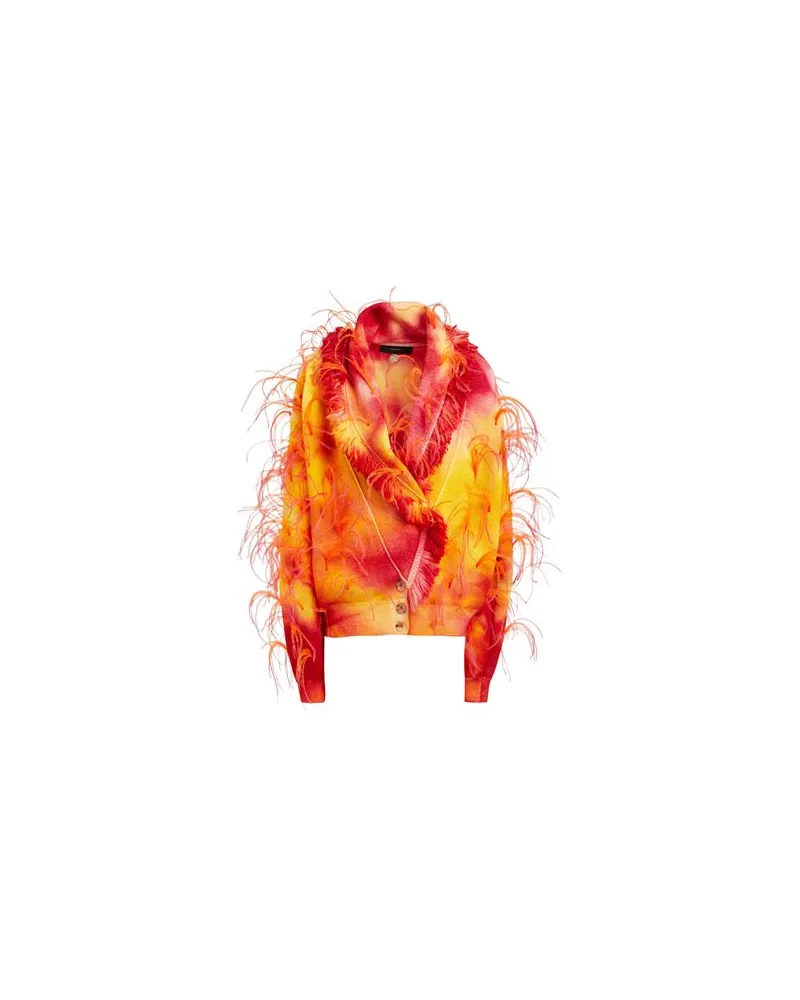 Alanui STRICKWAREN - Strickjackenauf YOOX.COM Rot