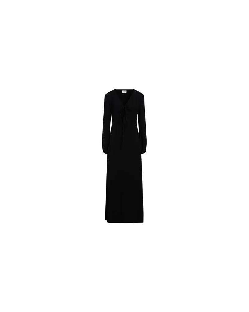 P.A.R.O.S.H. KLEIDER - Maxi-Kleiderauf YOOX.COM Schwarz