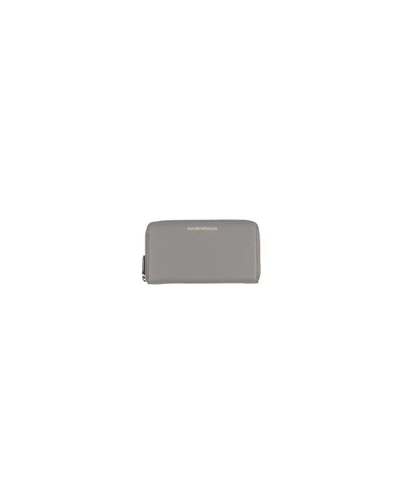 Emporio Armani Kleinlederwaren - Brieftaschenauf YOOX.COM Grau