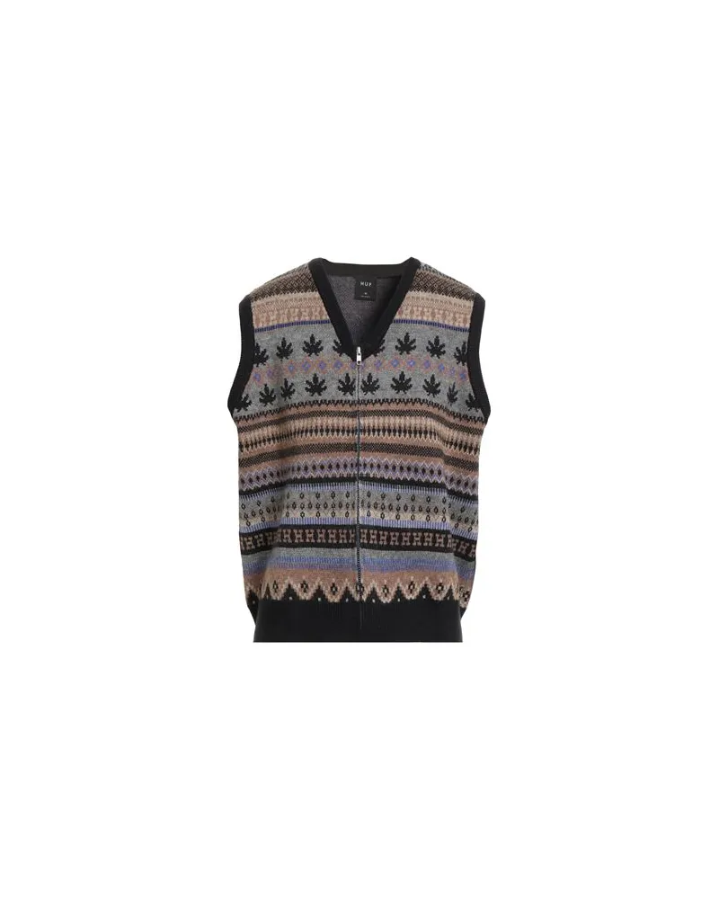 HUF STRICKWAREN - Strickjackenauf YOOX.COM Khaki