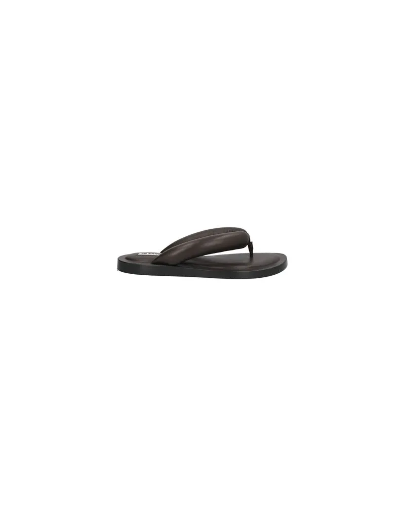 Jil Sander SCHUHE - Zehentrennerauf YOOX.COM Schokobraun