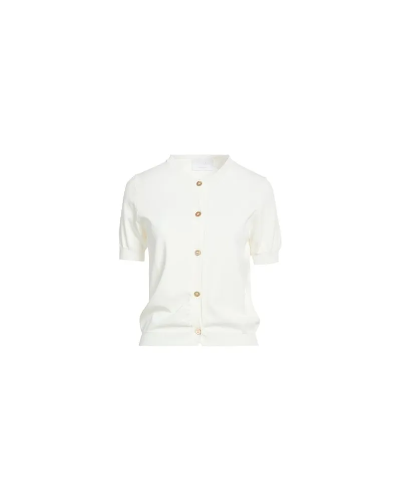 Daniele Fiesoli COLLEZIONE N_01 - STRICKWAREN - Strickjackenauf YOOX.COM Weiß