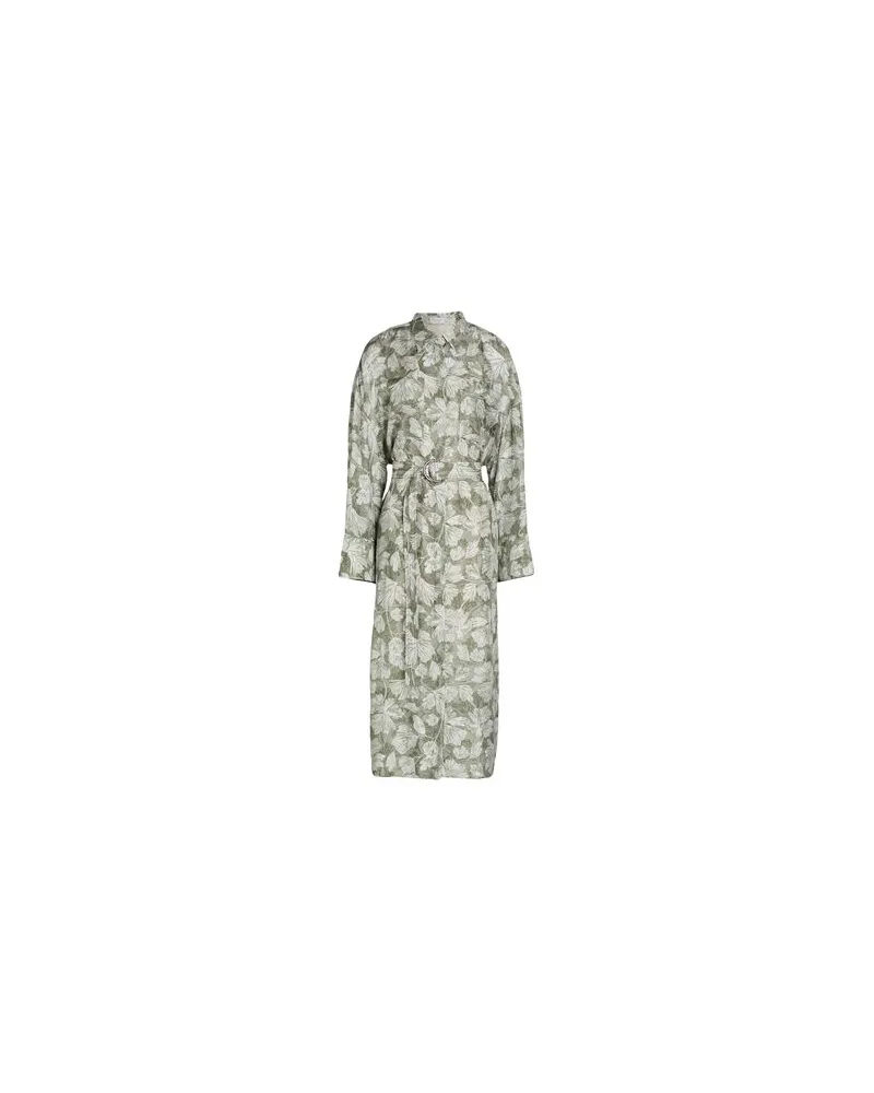Brunello Cucinelli KLEIDER - Midi-Kleiderauf YOOX.COM Militärgrün