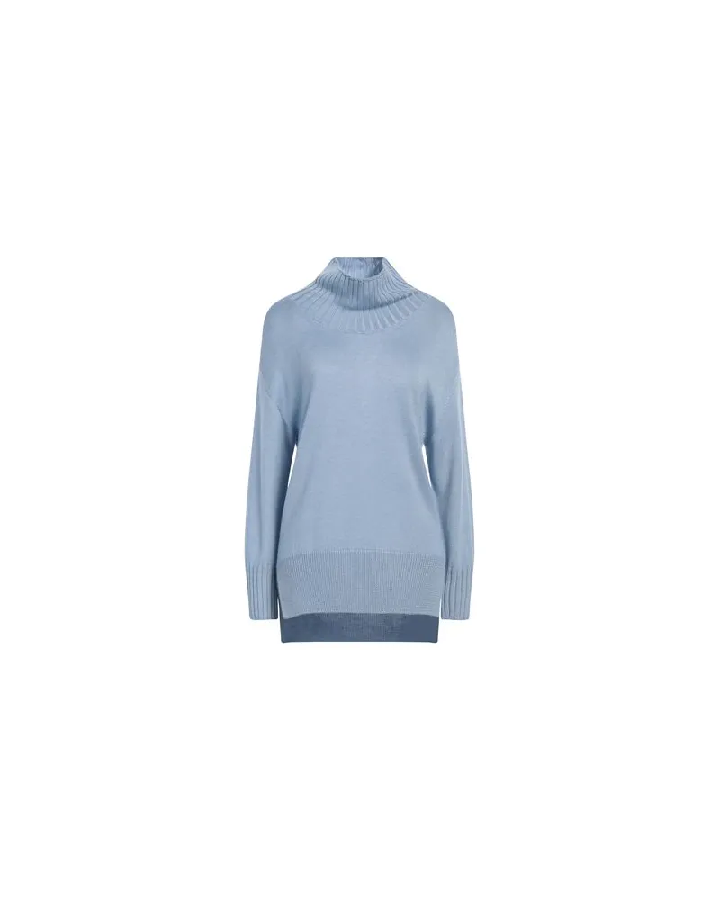 Alpha Studio STRICKWAREN - Rollkragenpulloverauf YOOX.COM Himmelblau