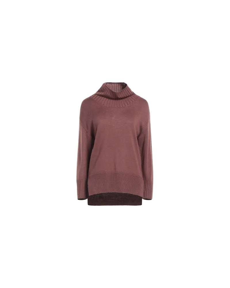 Alpha Studio STRICKWAREN - Rollkragenpulloverauf YOOX.COM Braun