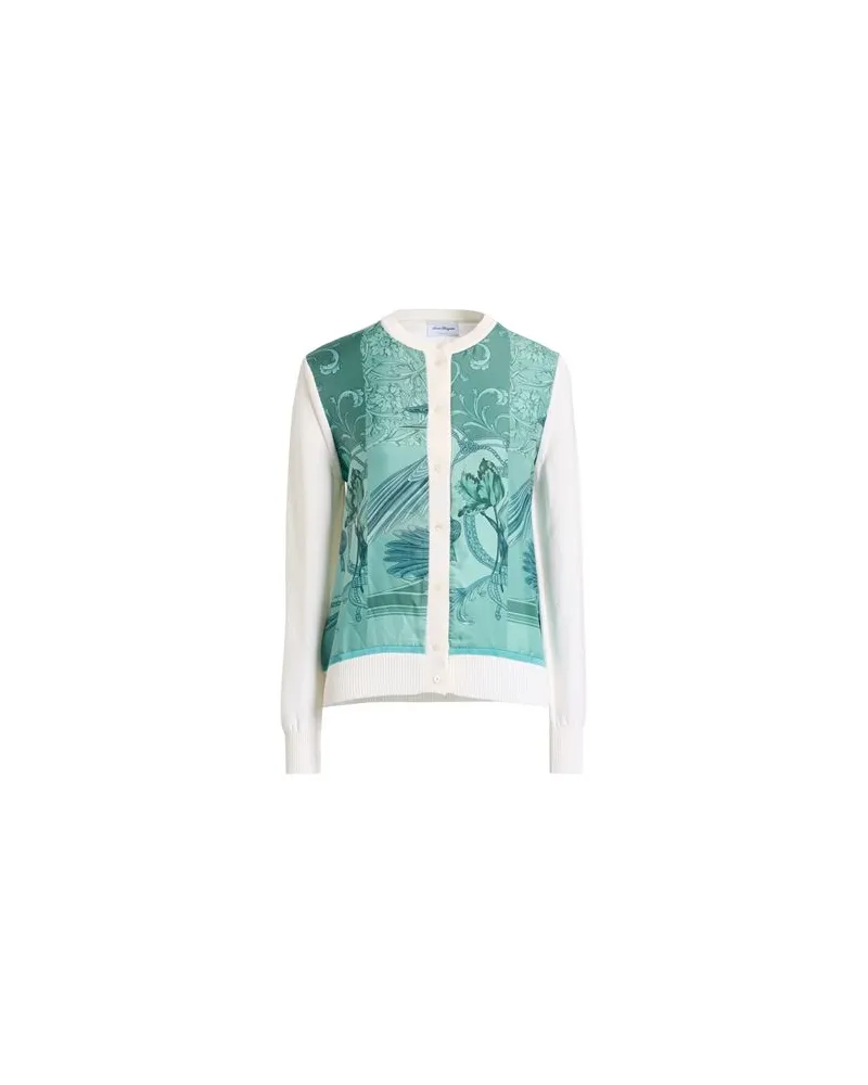 Ferragamo STRICKWAREN - Strickjackenauf YOOX.COM Tūrkis