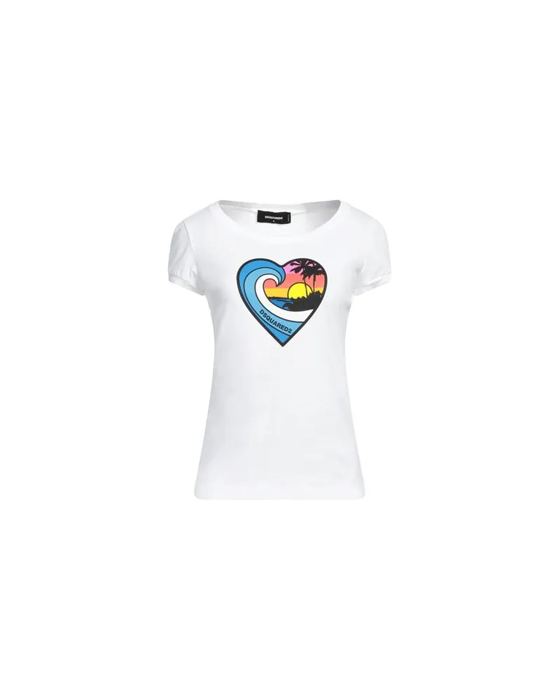 Dsquared2 TOPS - T-shirtsauf YOOX.COM Weiß