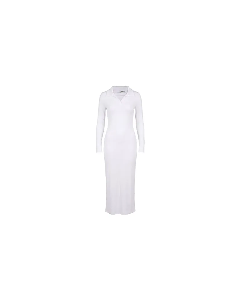 HINNOMINATE KLEIDER - Midi-Kleiderauf YOOX.COM Weiß