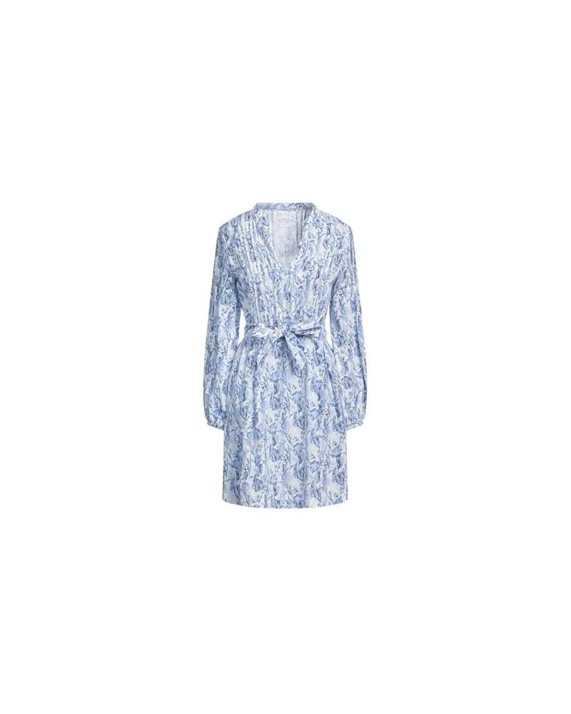 120% Lino KLEIDER - Mini-Kleiderauf YOOX.COM Blau