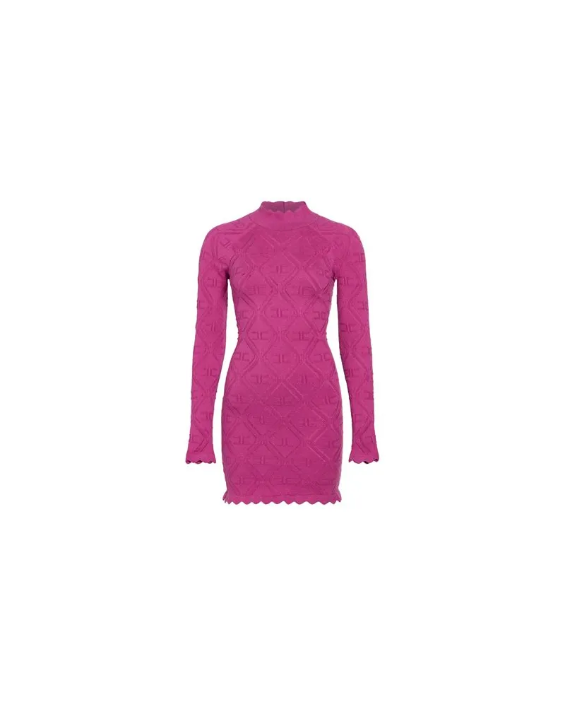 Elisabetta Franchi KLEIDER - Mini-Kleiderauf YOOX.COM Magenta