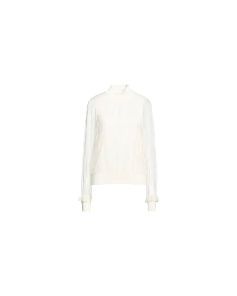 Twin-Set STRICKWAREN - Rollkragenpulloverauf YOOX.COM Elfenbein