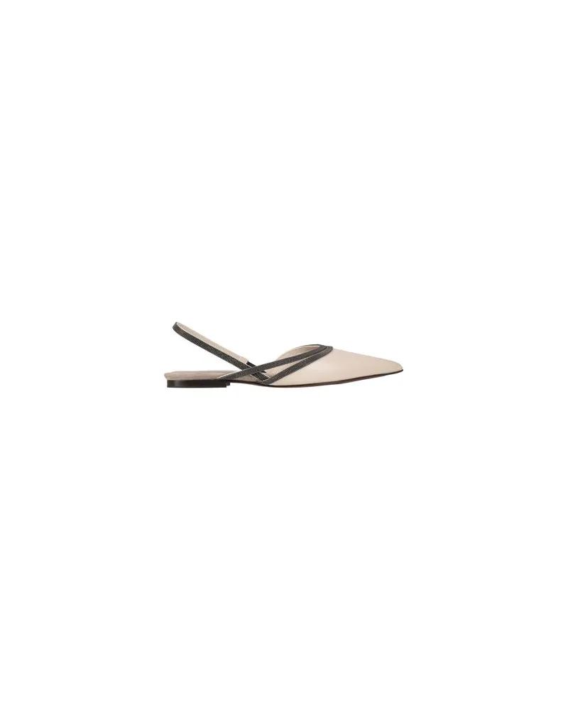 Brunello Cucinelli SCHUHE - Ballerinasauf YOOX.COM Elfenbein