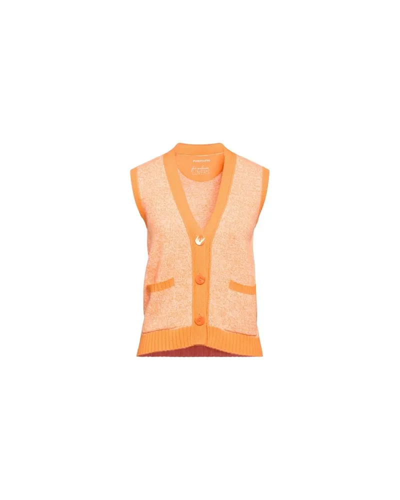 Purotatto STRICKWAREN - Strickjackenauf YOOX.COM Orange