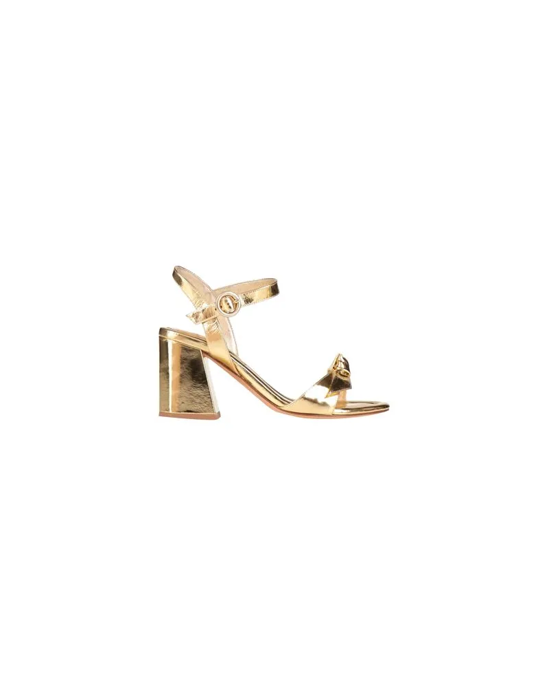 Alexandre Birman SCHUHE - Sandalenauf YOOX.COM Gold