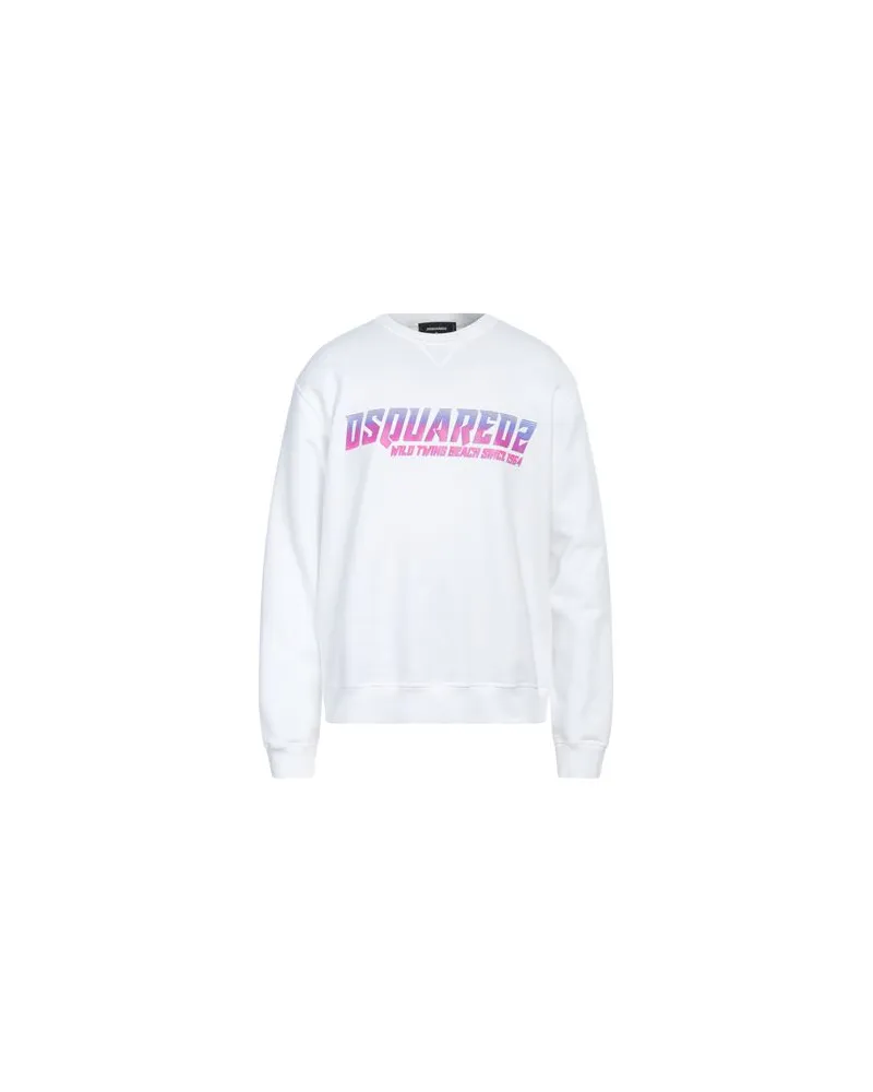 Dsquared2 TOPS - Sweatshirtsauf YOOX.COM Weiß