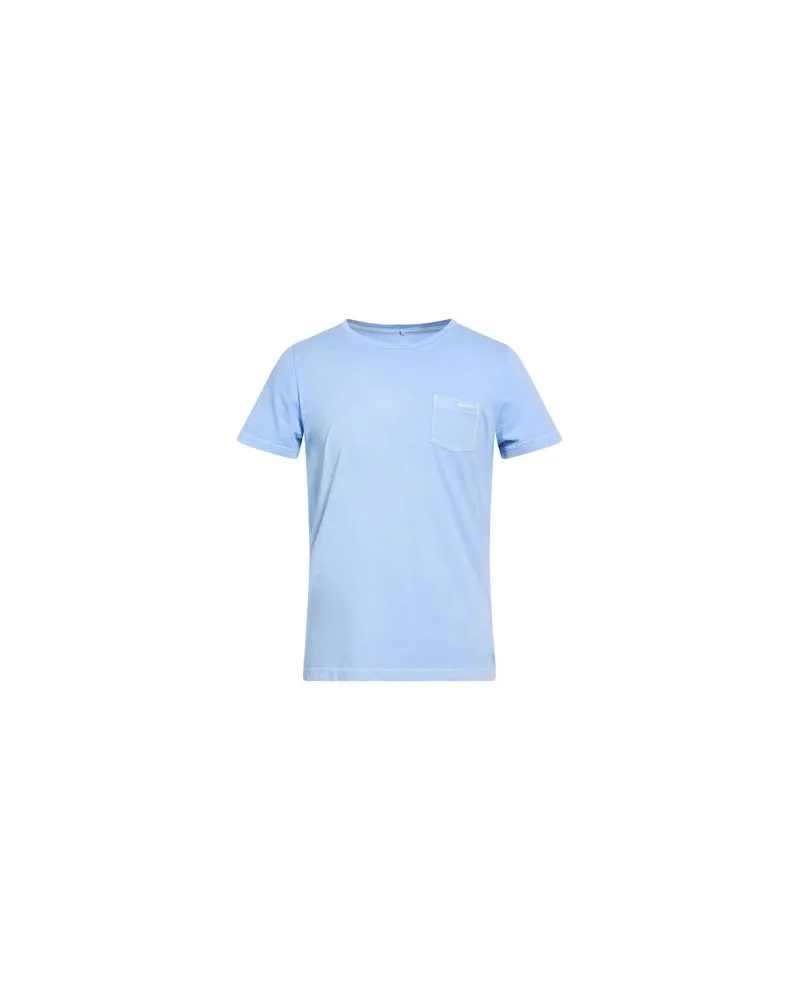 Gant TOPS - T-shirtsauf YOOX.COM Hellblau