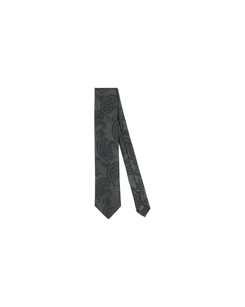 Canali ACCESSOIRES - Krawatten & Fliegenauf YOOX.COM Dunkelgrün