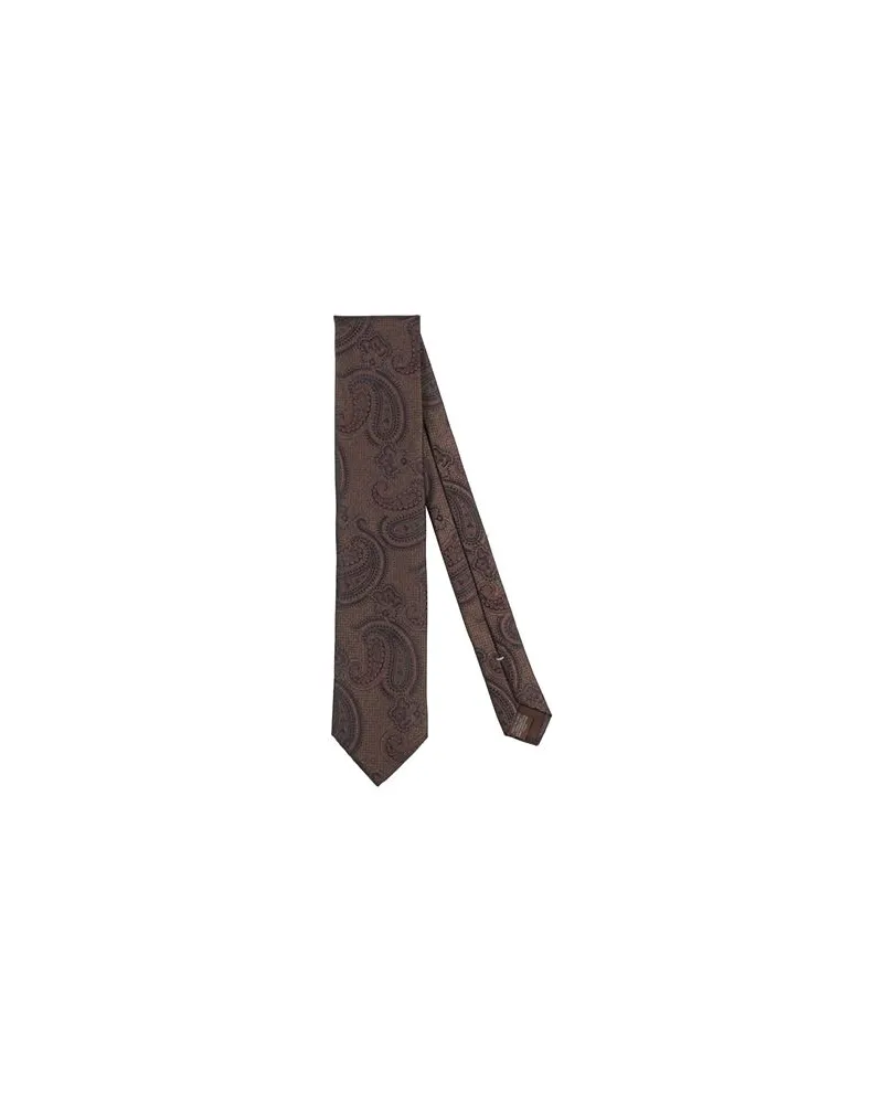 Canali ACCESSOIRES - Krawatten & Fliegenauf YOOX.COM Braun