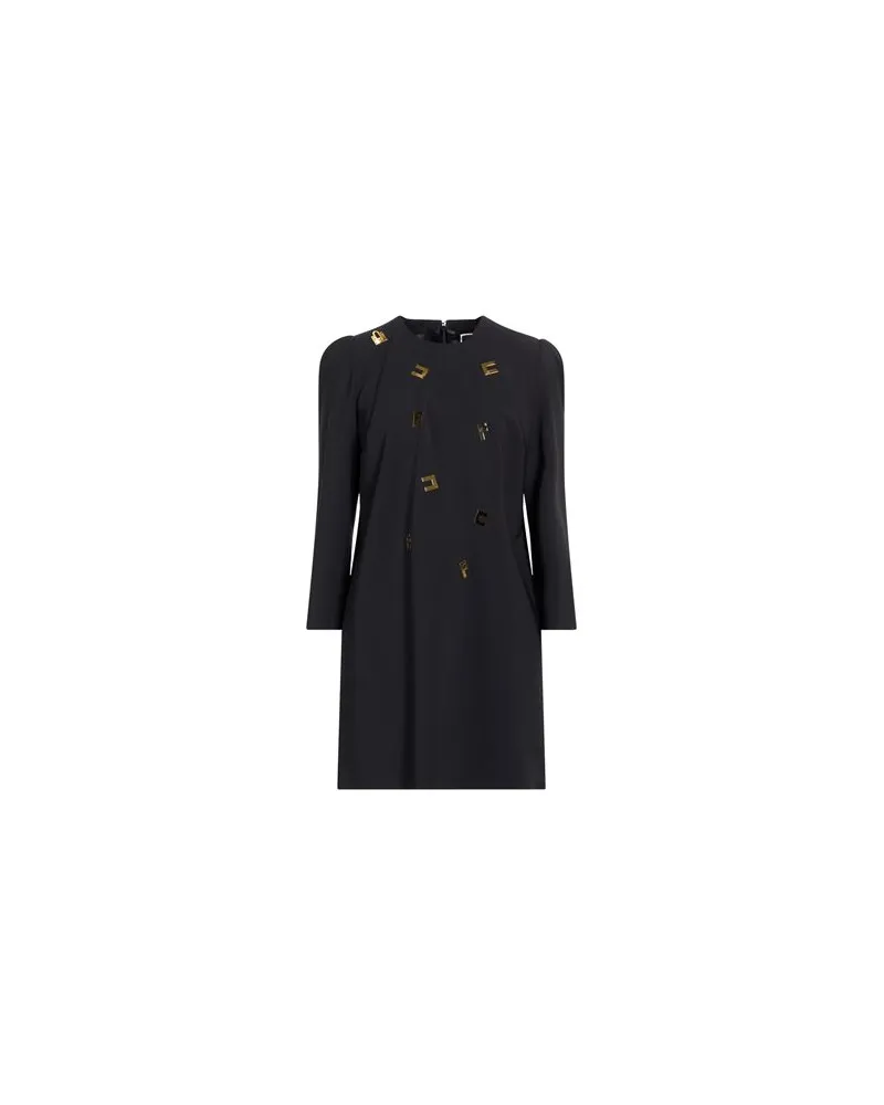 Elisabetta Franchi KLEIDER - Mini-Kleiderauf YOOX.COM Schwarz