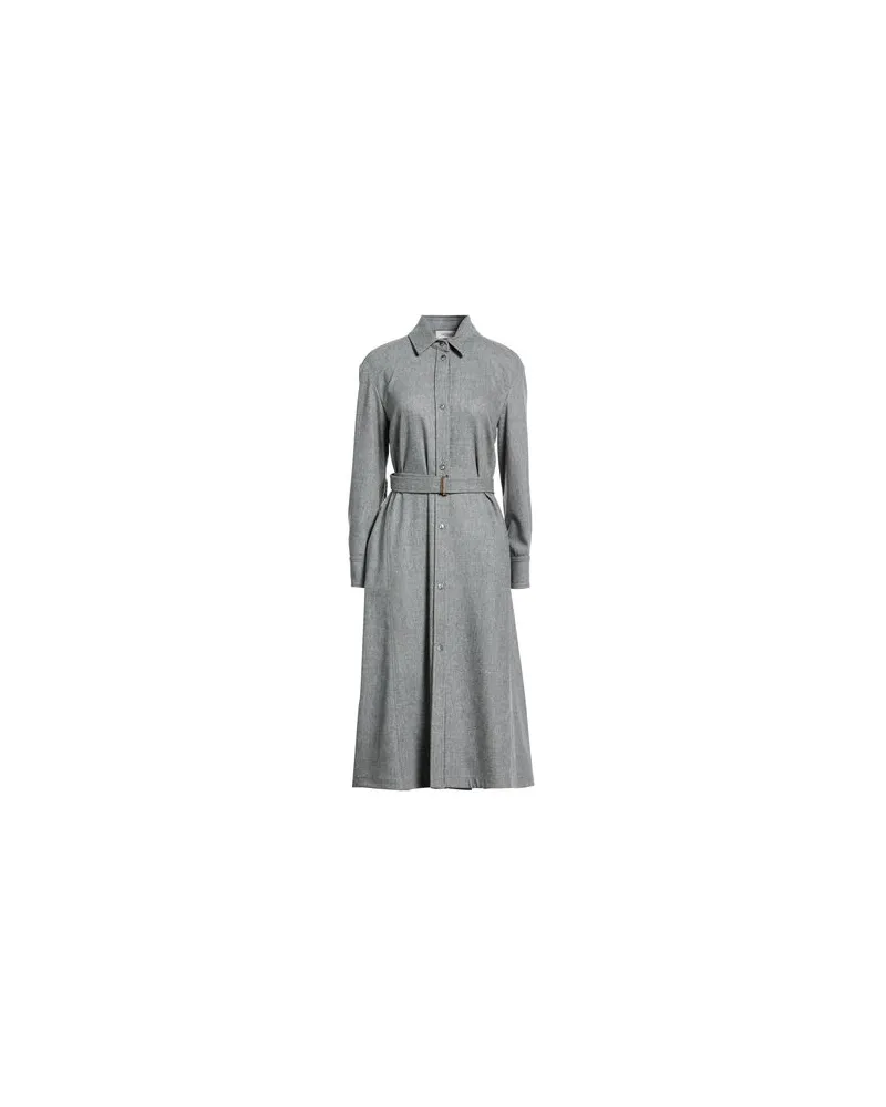 AGNONA KLEIDER - Midi-Kleiderauf YOOX.COM Grau