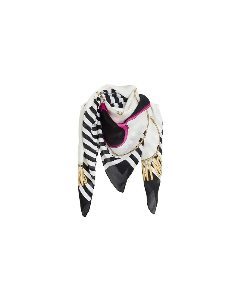 Moschino ACCESSOIRES - Schalsauf YOOX.COM Weiß