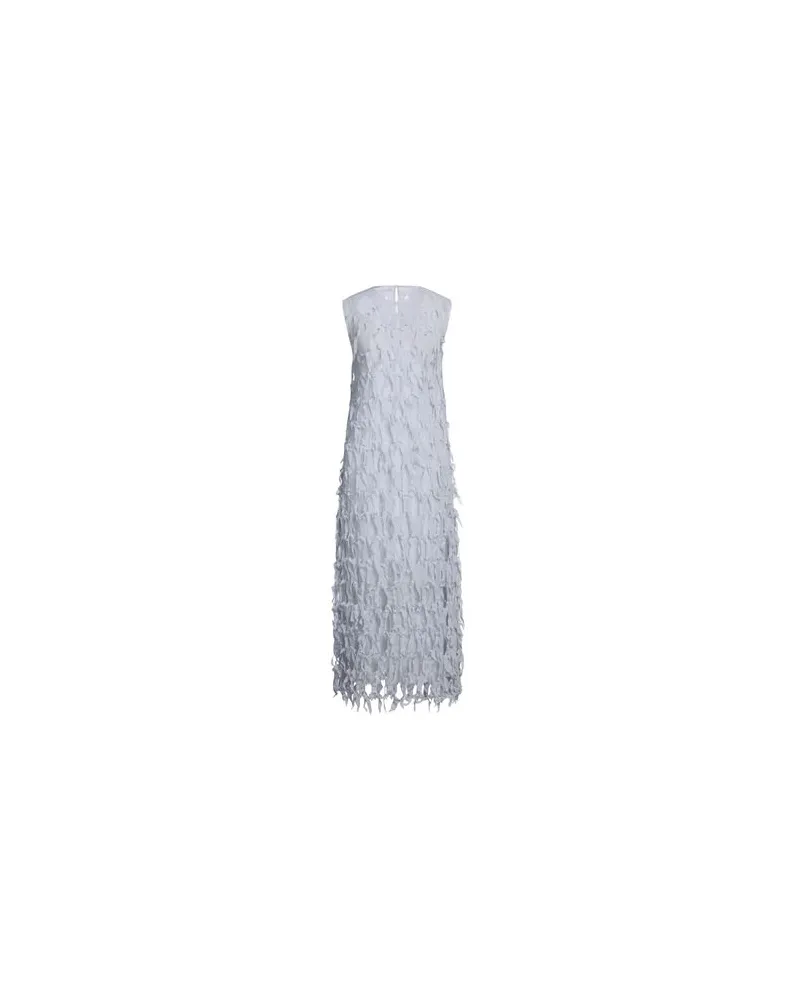 Maison Margiela KLEIDER - Maxi-Kleiderauf YOOX.COM Himmelblau