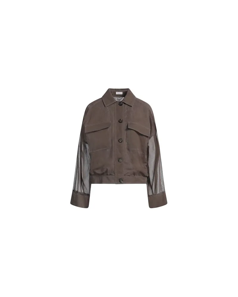 Brunello Cucinelli TOPS - Hemdenauf YOOX.COM Braun