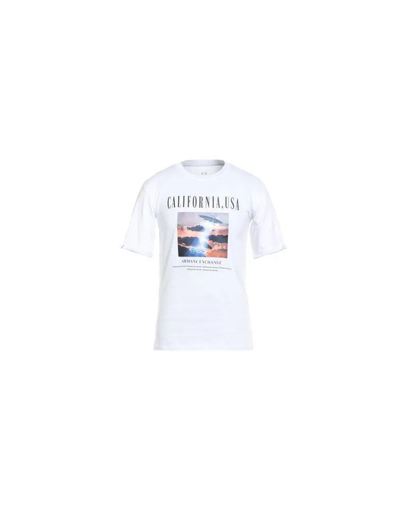Armani Exchange TOPS - T-shirtsauf YOOX.COM Weiß