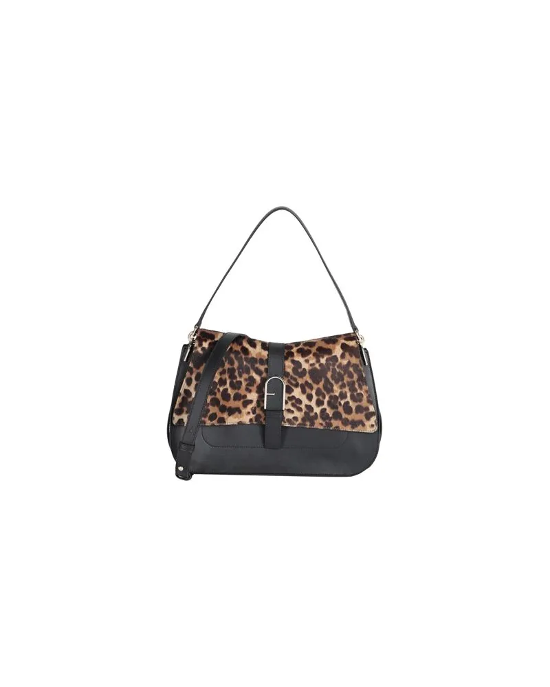 Furla FLOW L TOP HANDLE  - TASCHEN - Handtaschenauf YOOX.COM Schwarz