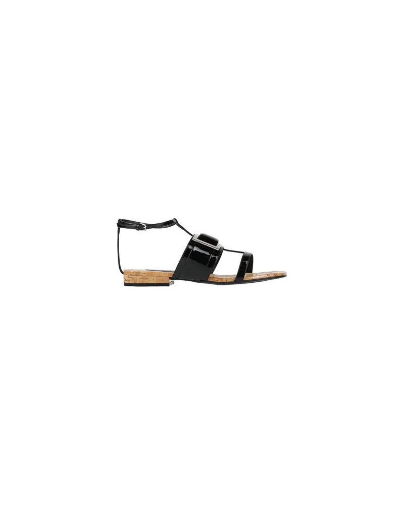 Sergio Rossi SCHUHE - Sandalenauf YOOX.COM Schwarz